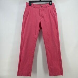Vineyard Vines Mens Breaker Pant Pink Cotton Stretch Chino 30x30